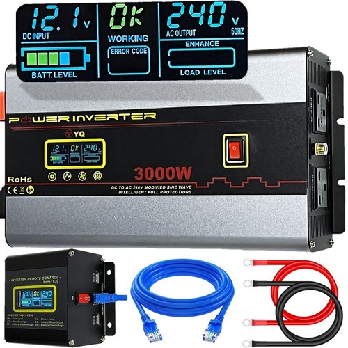 Power inverter 12v - to, 240v