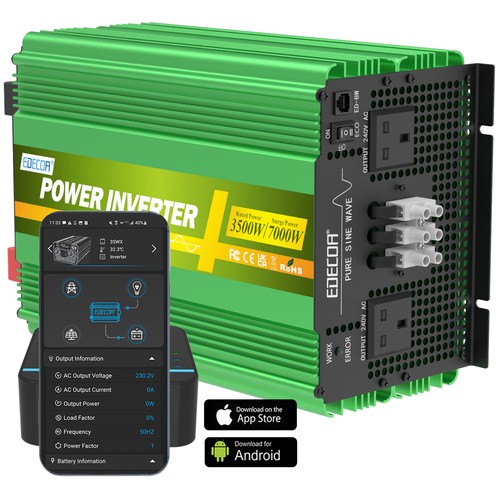 Edecoa caravan power inverter - caravan,