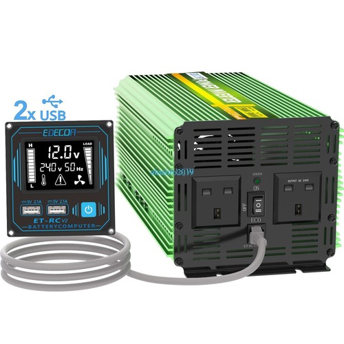 Edecoa inverter 12v 240v ac - 12v,