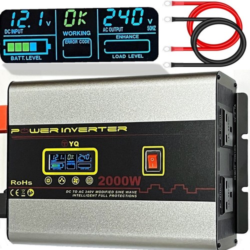 Power inverter 12v 240v - 12v, to
