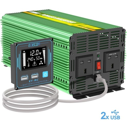 Edecoa power inverter 2000w - edecoa,