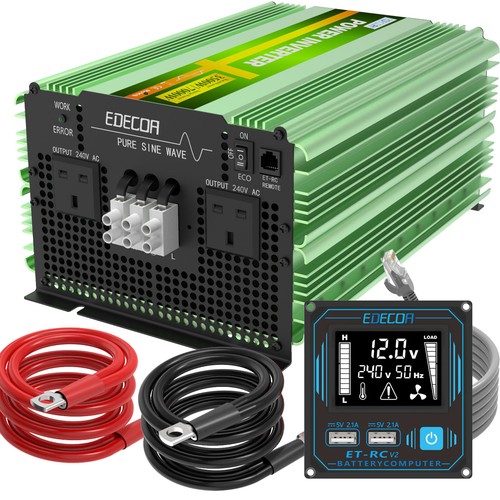 Edecoa power inverter pure - inverter,