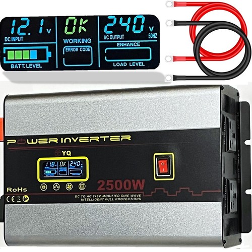 Power inverter 12v 240v - power, to