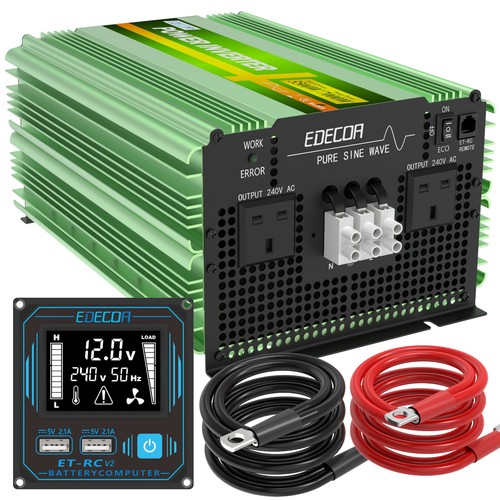 Edecoa power inverter - power, pure